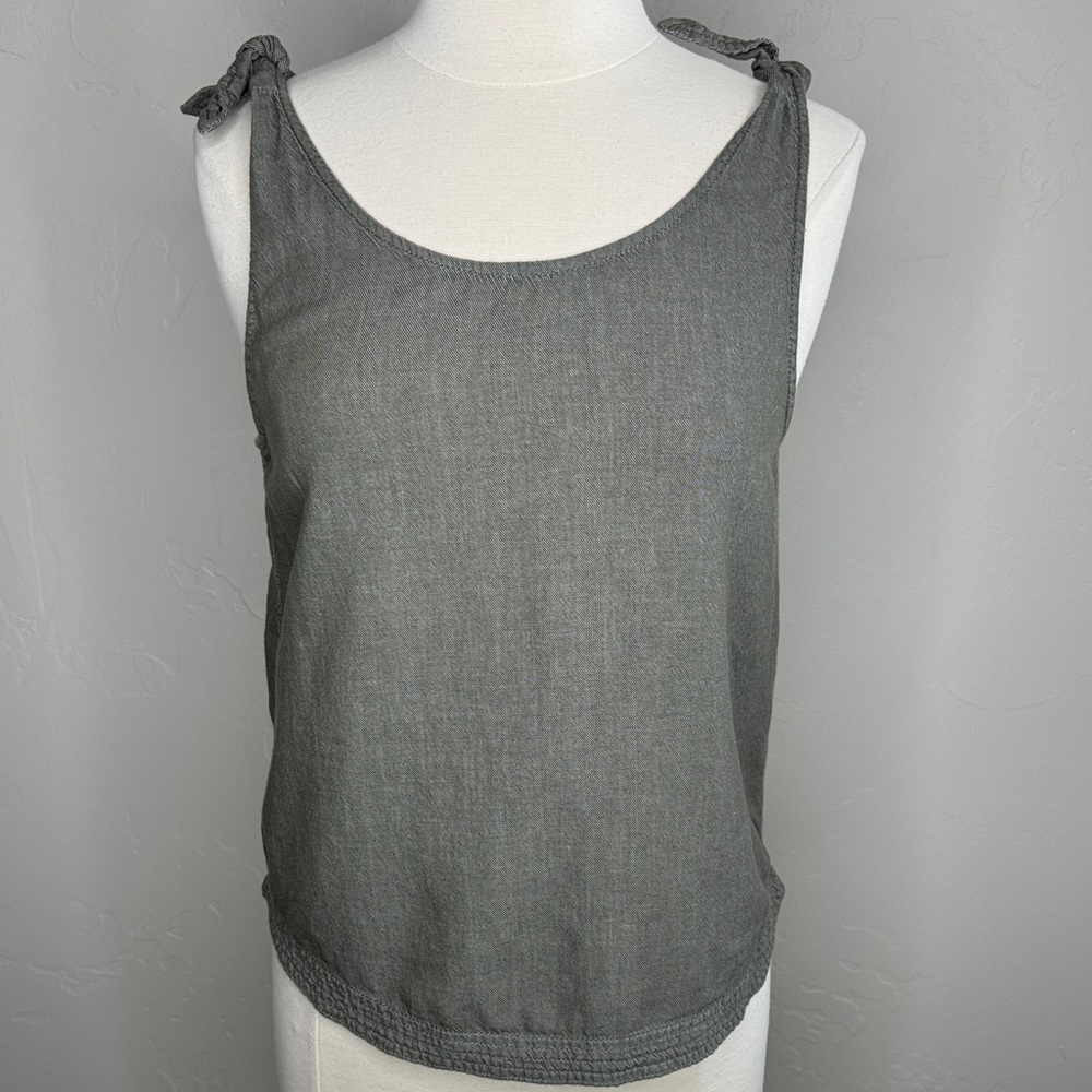 Susina Tie-Shoulder Tank Top 100% Cotton